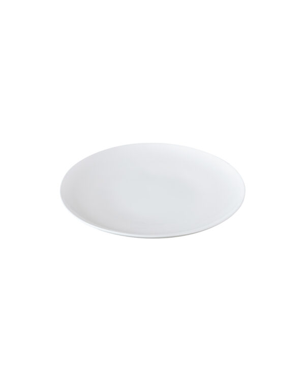 1 Bac Assiette White Perla 25 Cm (Par 40)