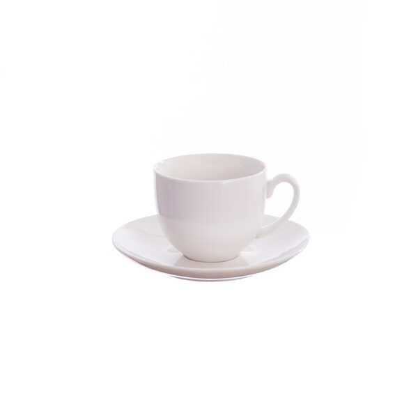 1 Bac Tasse + Sous-Tasse À Café Simple 20Cl Par 20 Pièces