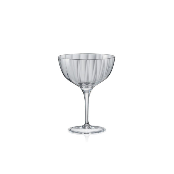 1 Bak Champagneglas Coupe Optic 21Cl