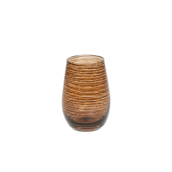 1 Bac Verre Twister Brown Par 25 Pièces