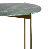 Alta groen blad goud onderstel detail