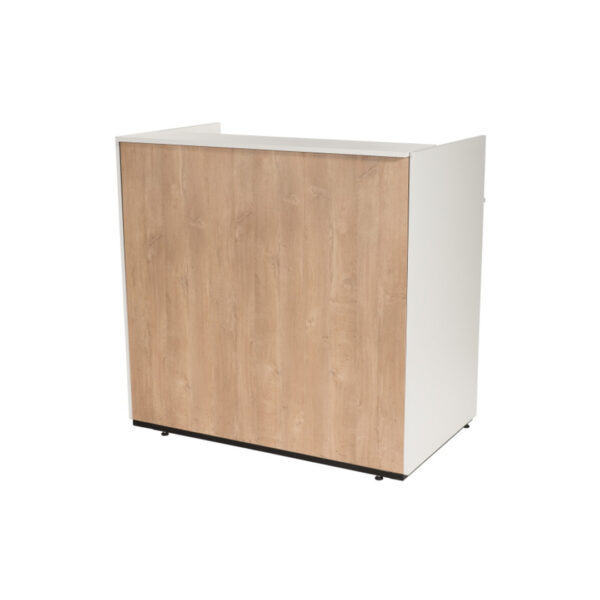 Balie Wit/Bruin L115 X B75 X H118 Cm