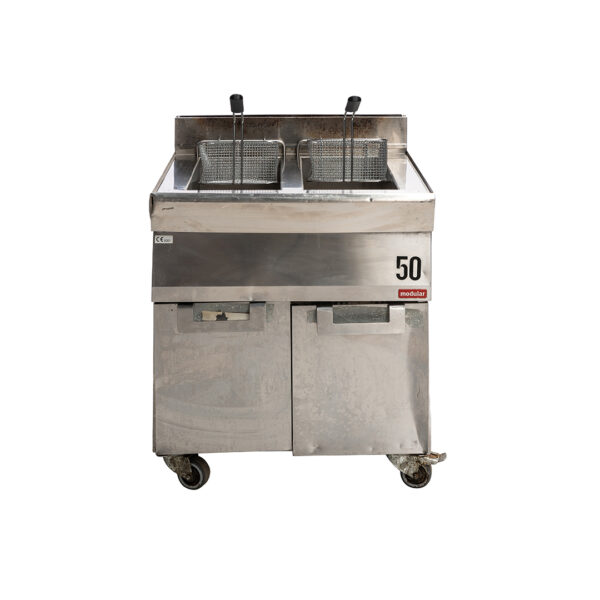 Friteuse 2 X 13L Gas - 2 Manden "Incl Gasfles"