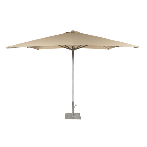 Indian Parasol Ivoor 3X3M Incl. Voet