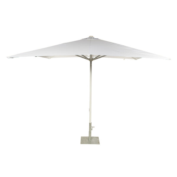 Indian Parasol Blanc 3X3M Incl Pied