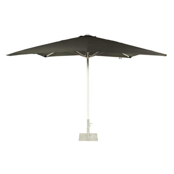 Indian Parasol Noir 3X3M Incl. Pied