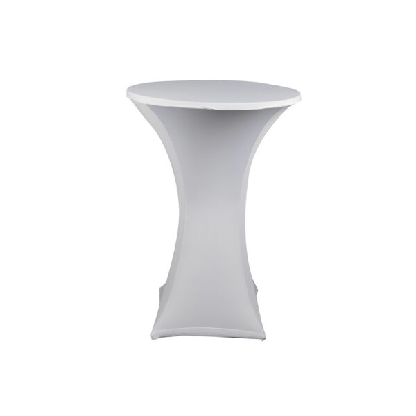 Housse Lycra Pour Table De Réception Blanc