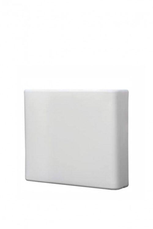 Corbeille Roma Blanc Rectangulaire Haut