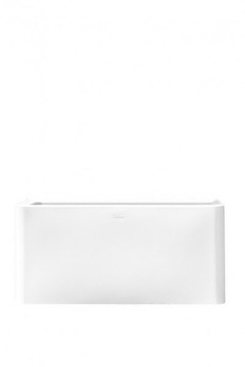 Corbeille Roma Blanc Rectangulaire Bas