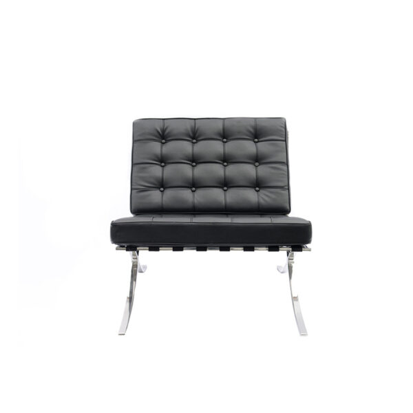 Minsk Fauteuil 1-Siège Noir