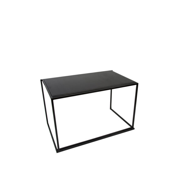 Cube Ouvert Table L120 X B75 X H75Cm Noir