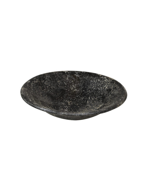 Slakom/Decoratiekom Volcan Zwart Groot Diam. 40 Cm