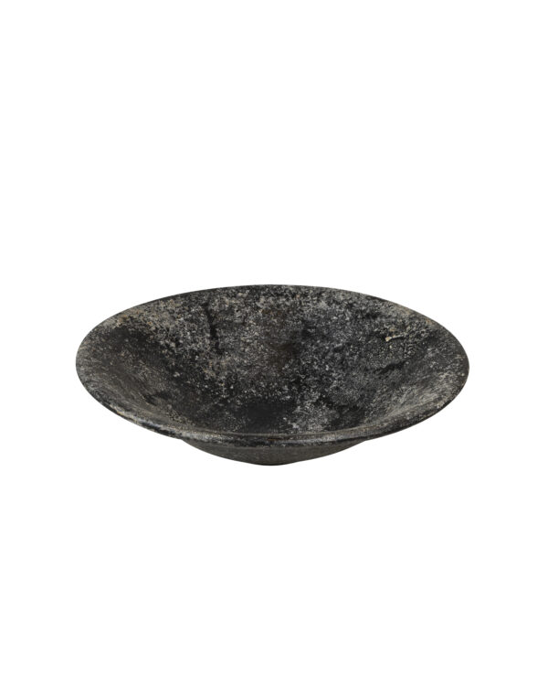 Slakom/Decoratiekom Volcan Zwart Klein Diam. 27 Cm
