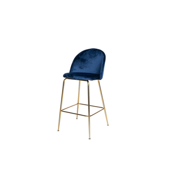 Tabouret Verona Bleu Fonce H76Cm