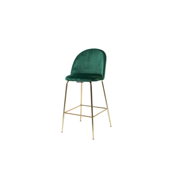 Tabouret Verona Siège Vert Foncé H44Cm