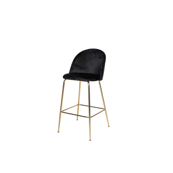 Tabouret Verona Noir H76Cm