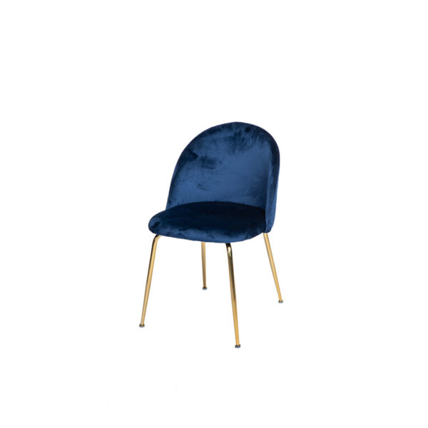 Chaise Verona Siège Bleu Fonce H44Cm