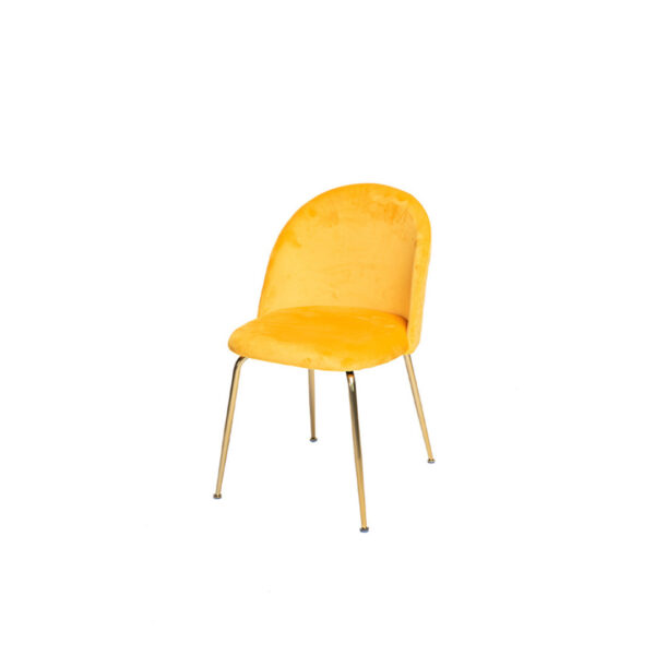 Chaise Verona Siège Jaune H44Cm