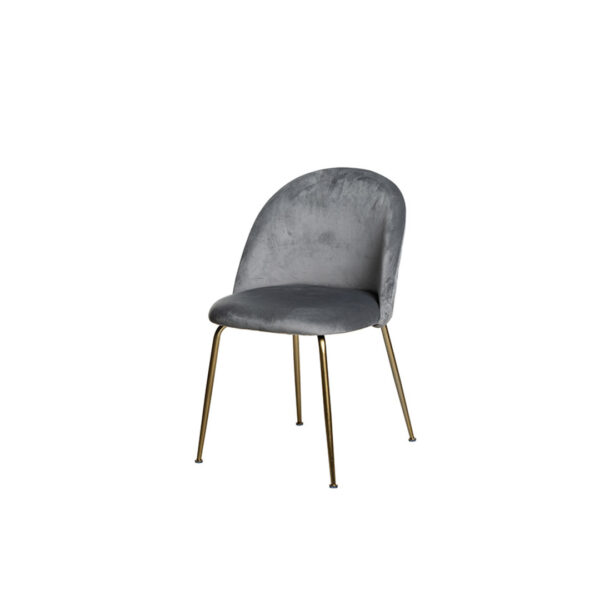 Chaise Verona Siège Gris H44Cm